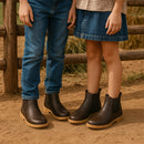 Botinas infantil café